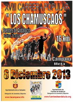 Cartel Carrera Chamuscaos 2013 150