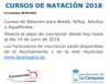 cursos natacion 2018 100