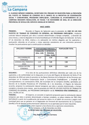 EDICTO CONSERJE 28 diciembre