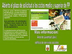 Plazos Solicitud Ciclos Medios y Superior FP 150