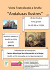 CARTEL VISITA TEATRALIZADA ANDALUZAS ILUSTRES 100